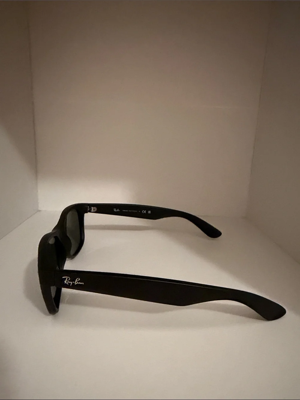 Ray-Ban Matte Black Sunglasses with Dark Lenses